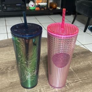 Starbucks tumblers lot of two NWT
